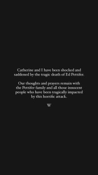Prince William Responds After Former Nanny's Stepson Dies in New Orleans Attack: 'Sad'
